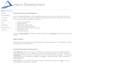 Desktop Screenshot of horusdevelopment.com